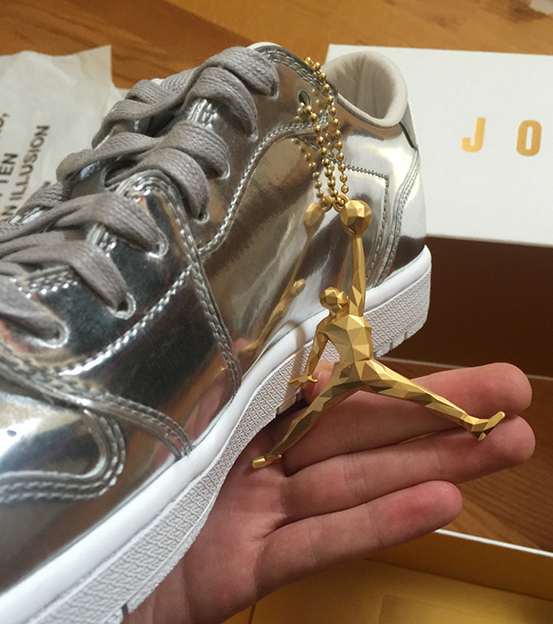 Air Jordan 1 Low Pinnacle Silver 5