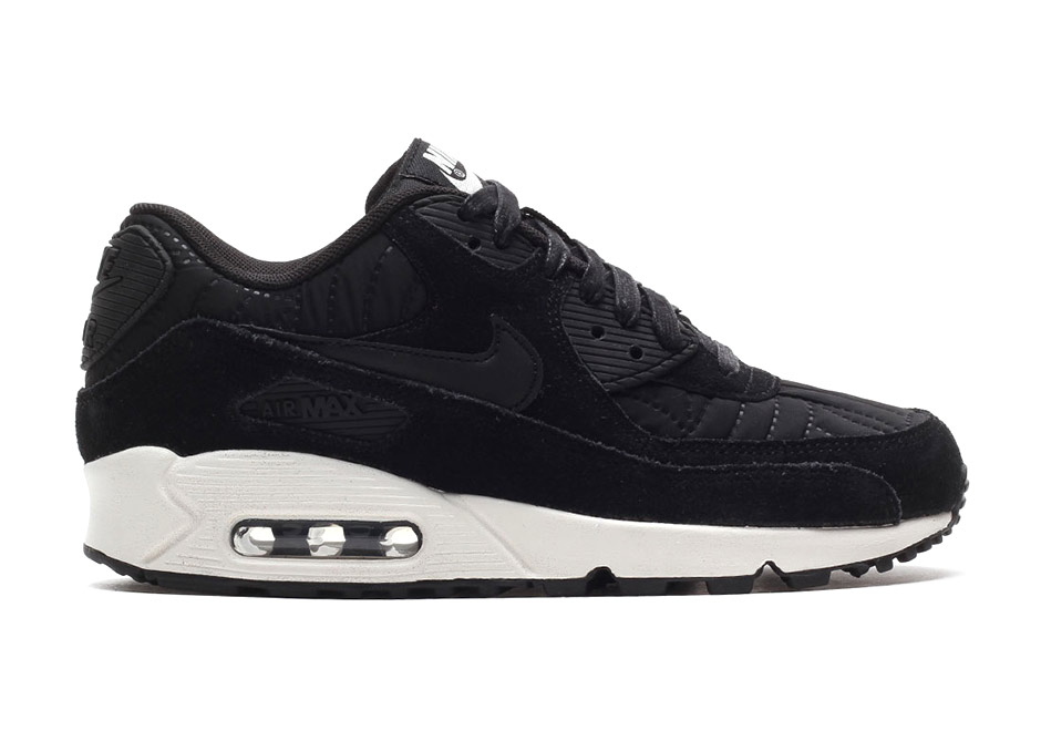 Air Max 90 Premium Suede Quilted Black