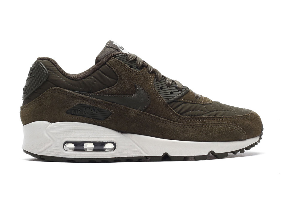 Air Max 90 Premium Suede Quilted Dark Loden