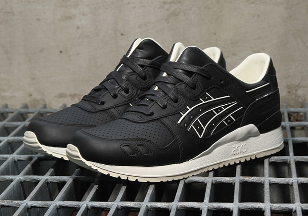 Asics Gel Lyte Iii Leather Black White 1