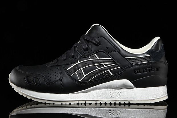 Asics Gel Lyte Iii Leather Black White 3