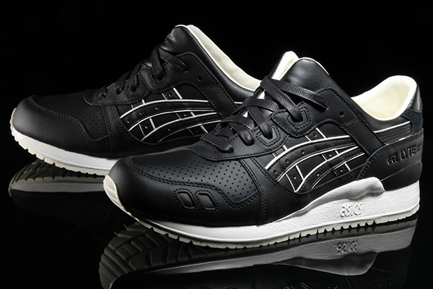 Asics Gel Lyte Iii Leather Black White 4