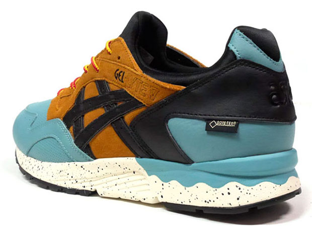 Asics Gel Lyte V Gore Tex Blue Brown Black 2