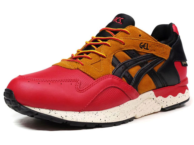 Asics Gel Lyte V Gore Tex Red Brown Black 1