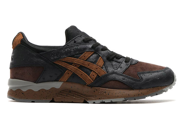 Asics Gel Lyte V Ostrich Black Brown 1