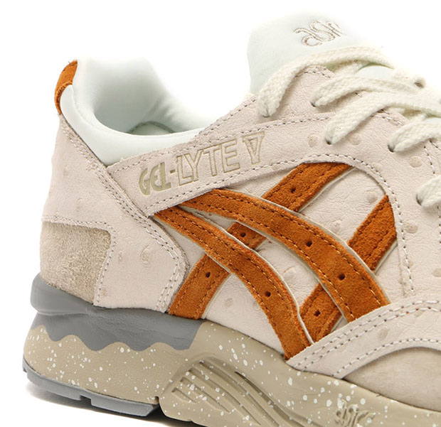 Asics Gel Lyte V Ostrich Slight White Tan 2