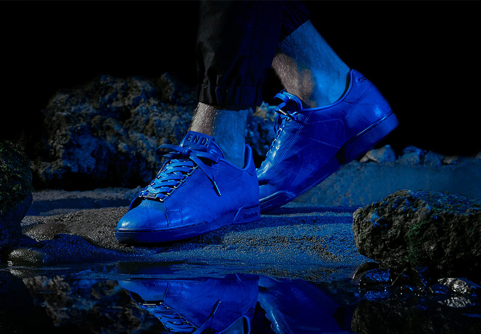 End Reebok Npc Cnl Uk Abyss Blue Leather 1