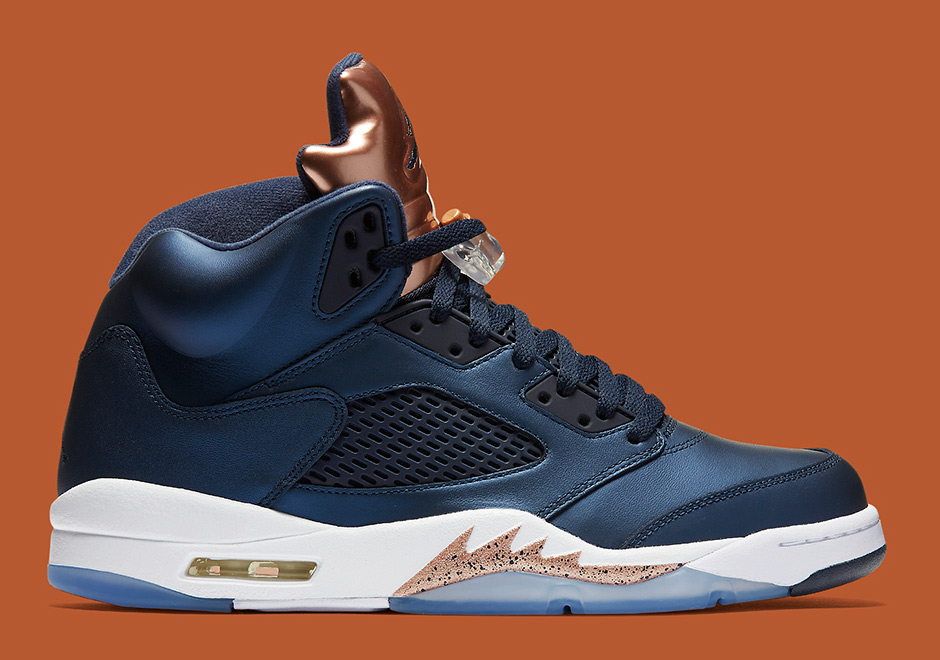 Jordan 5 Bronze Tongue Image