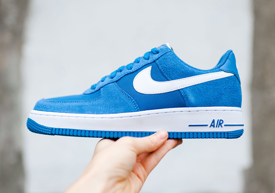 Nike Air Force 1 Low Star Blue Suede 2