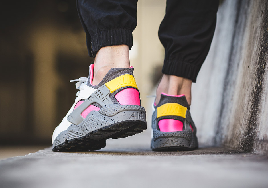 Nike Air Huarache Pure Platinum Pink Blast Grey Acg 3