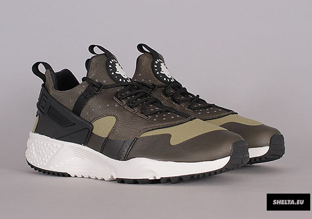 Nike Air Huarache Utility Trooper Sail Cargo Khaki 2