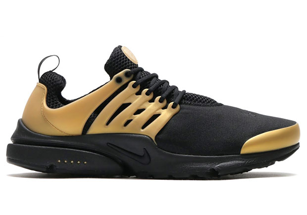 Nike Air Presto Black Metallic Gold 3