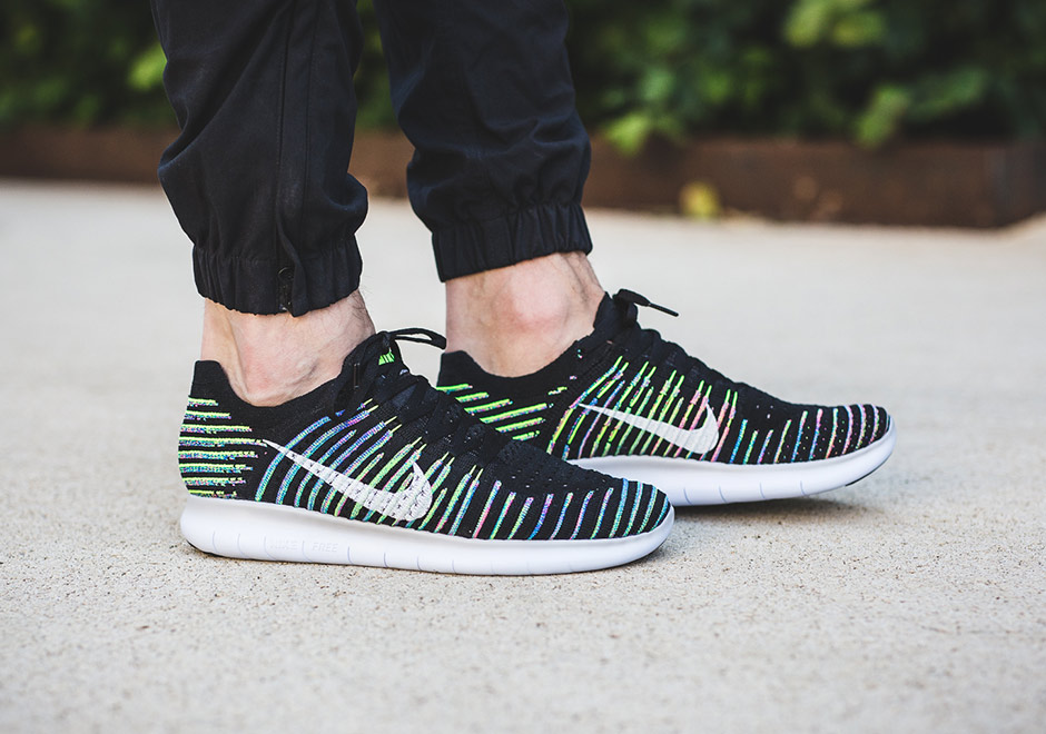 Nike Free Rn Flyknit Multicolor Stripes 3