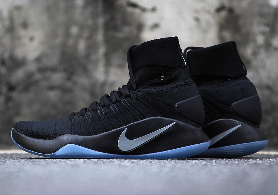 Nike Hyperdunk 2016 Elite Black Black Metallic Platinum