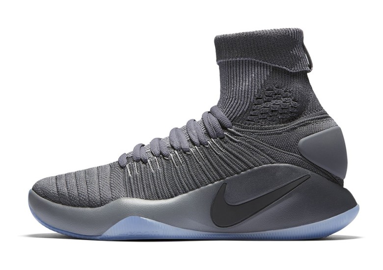 Dark Grey Hits The Nike Hyperdunk 2016 Flyknit