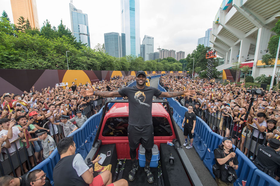 LeBron James Caps Off 12th Straight Trip To China