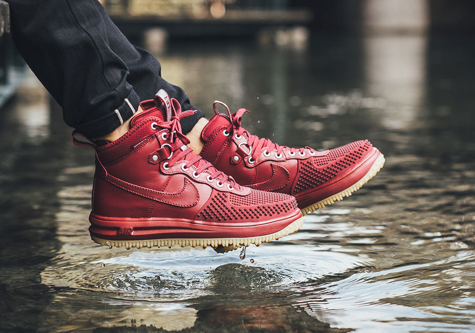 Nike Lunar Force 1 Duckboot 8 Team Red