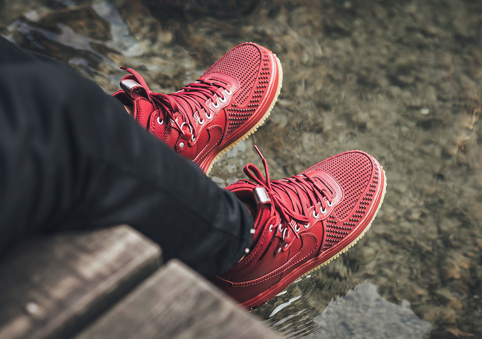 Nike Lunar Force 1 Duckboot 9 Team Red