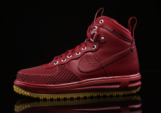 Nike Lunar Force 1 Duckboot Team Red Gum 2