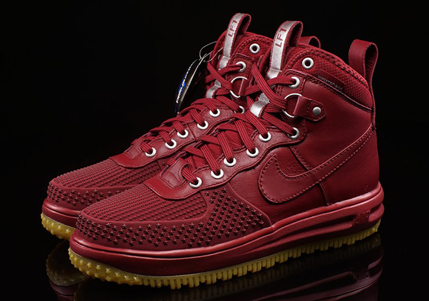 Nike Lunar Force 1 Duckboot Team Red Gum 3