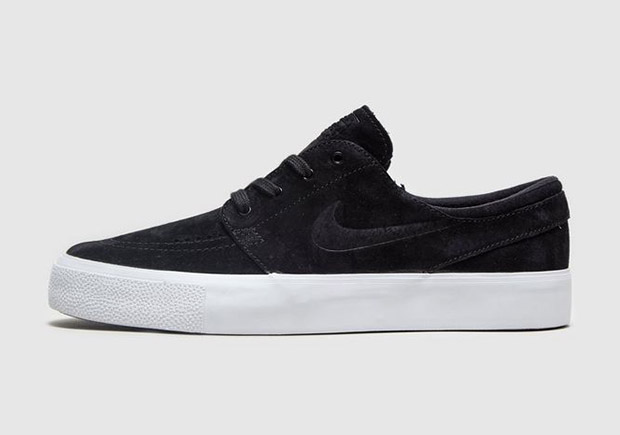 Nike Sb Stefan Janoski Premium Ht Black Suede White 2