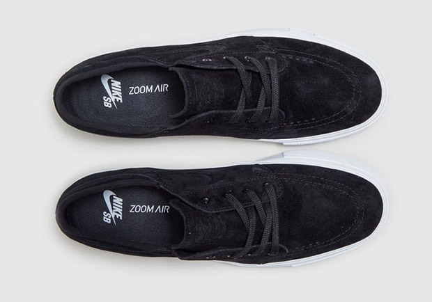 Nike Sb Stefan Janoski Premium Ht Black Suede White 3