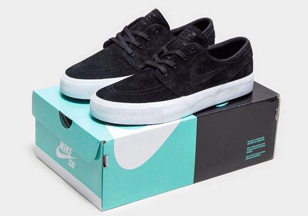 Nike Sb Stefan Janoski Premium Ht Black Suede White 6