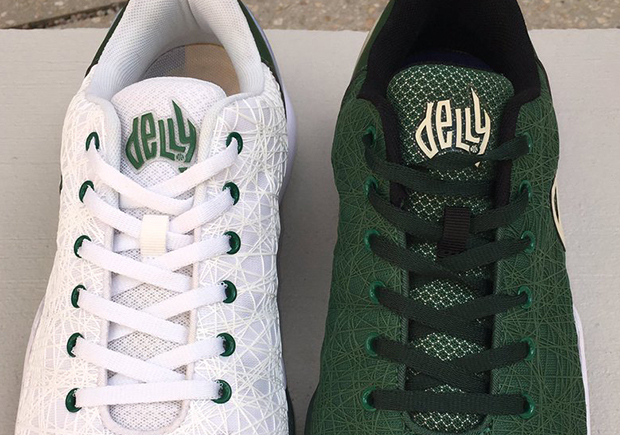 Matthew Dellavedova's New PEAK Signature Shoes In Milwaukee Bucks Colors