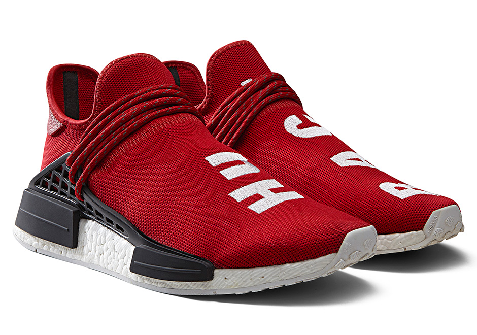 Pharrell Adidas Hu Collection Red 1