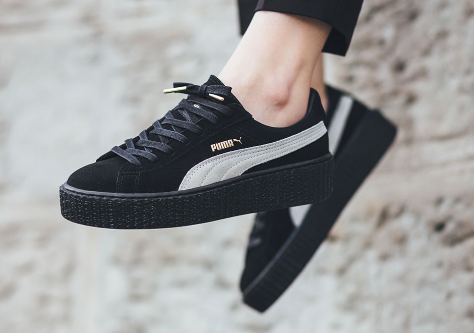 Puma Rihanna Creeper Restock Black Tan Gum 4