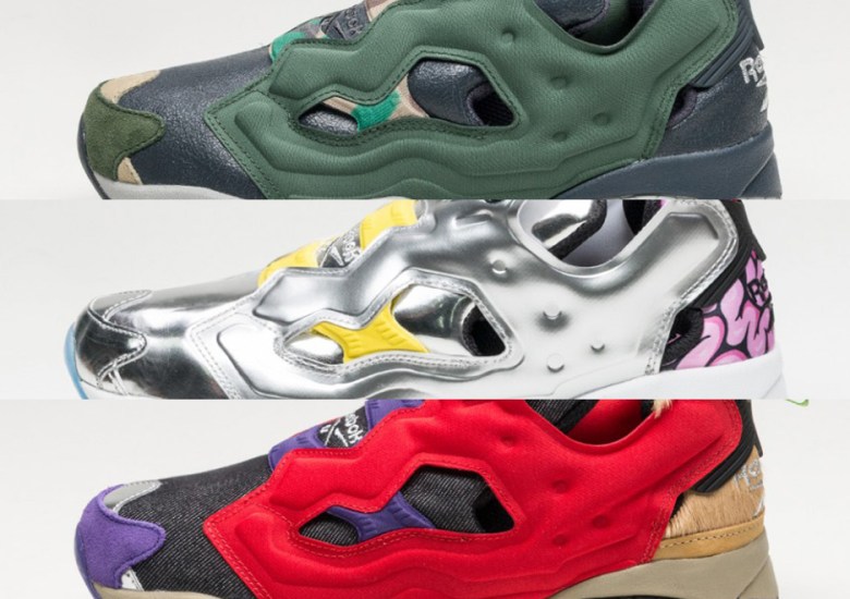 Ninja Turtles Villians Bebop, Rocksteady, And Krang In Reebok Instapump Fury Form