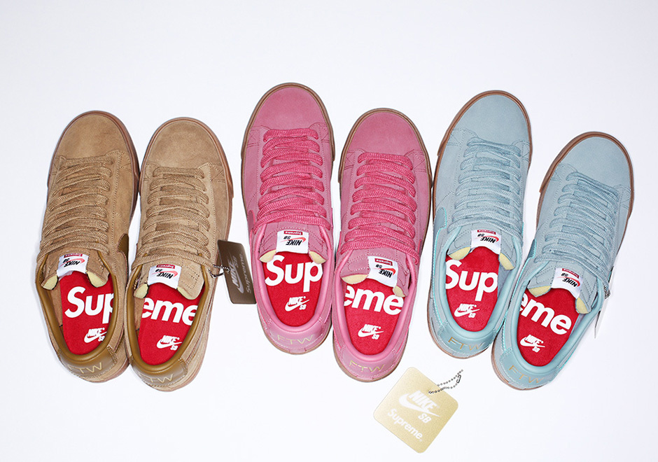 Supreme Nike Sb Blazer Low Fall 2016 Collection 02