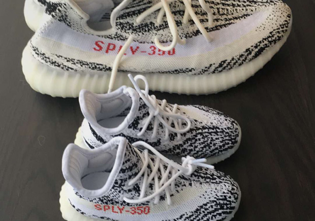 Kim Kardashian Reveals Infant Sizes Of Yeezy Boost 350 v2