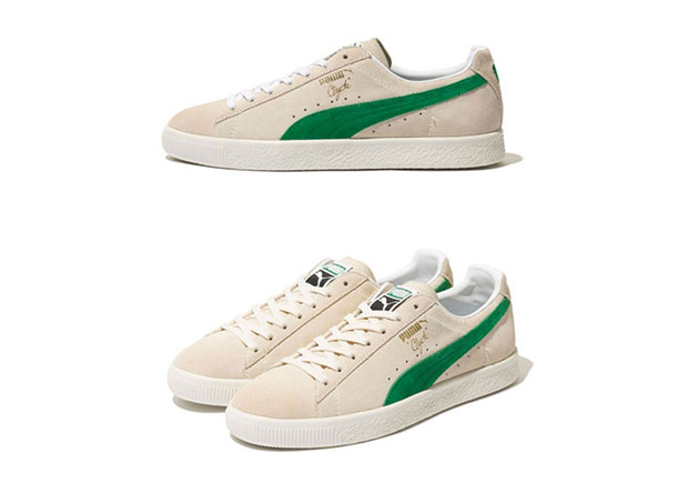 Xlarge Mita Puma Clyde Cream Green 2