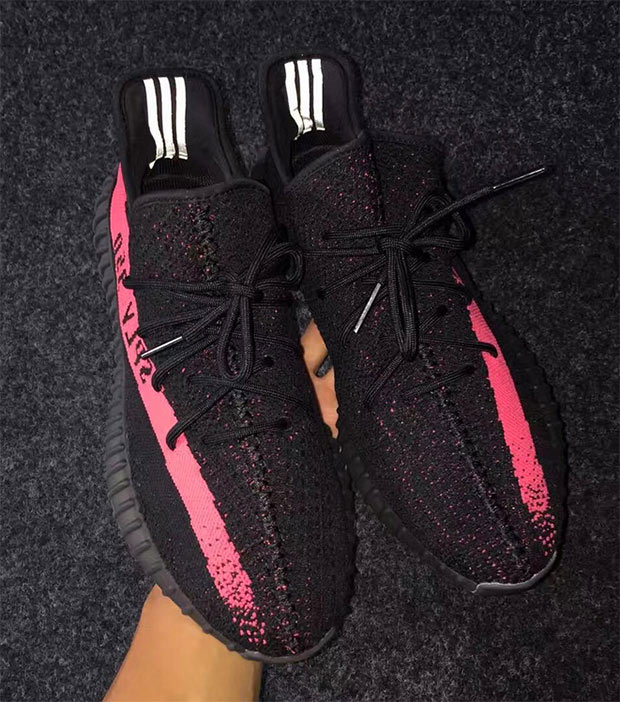 Yeezy Boost 350 V2 Black Pink Release