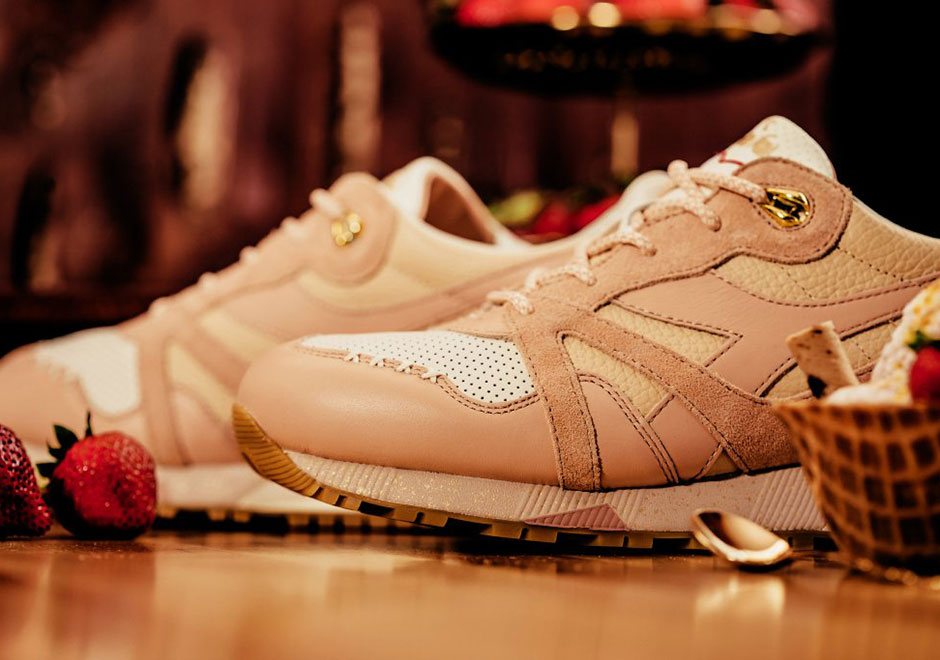 Feature Diadora N9000 Strawberry Gelato 5