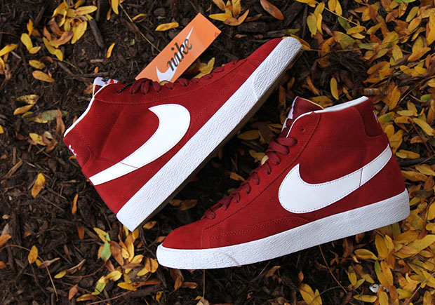 Nike Blazer Premium Vintage Team Red 2