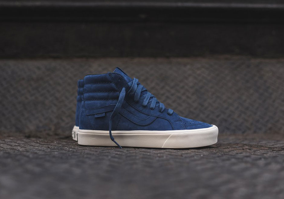 Vans Vault Lite Nubuck Tonal Pack Sk8 Hi Reissue Blue