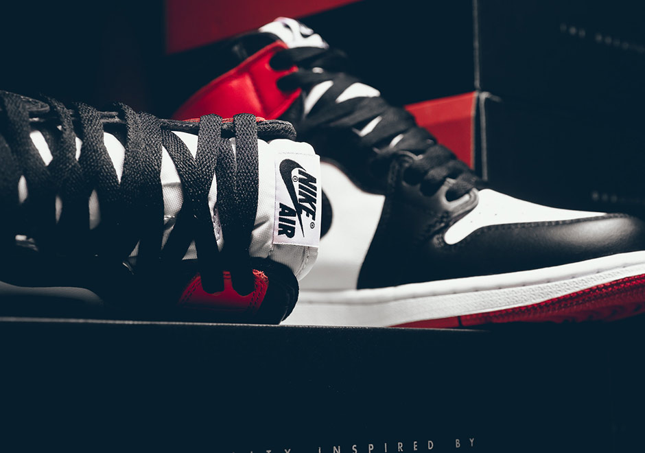 Air Jordan 1 Black Toe More Photos 3