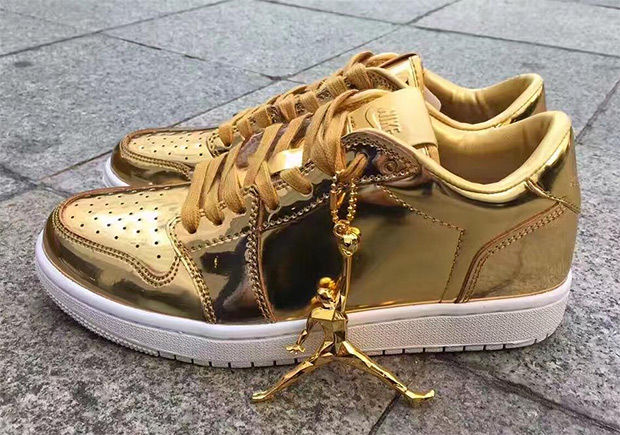 Air Jordan 1 Low Pinnacle Releasing In Gold