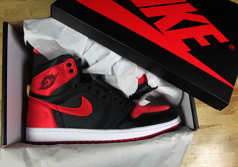 Air Jordan 1 Satin Bred Banned Detailed Look Sneaker News 1