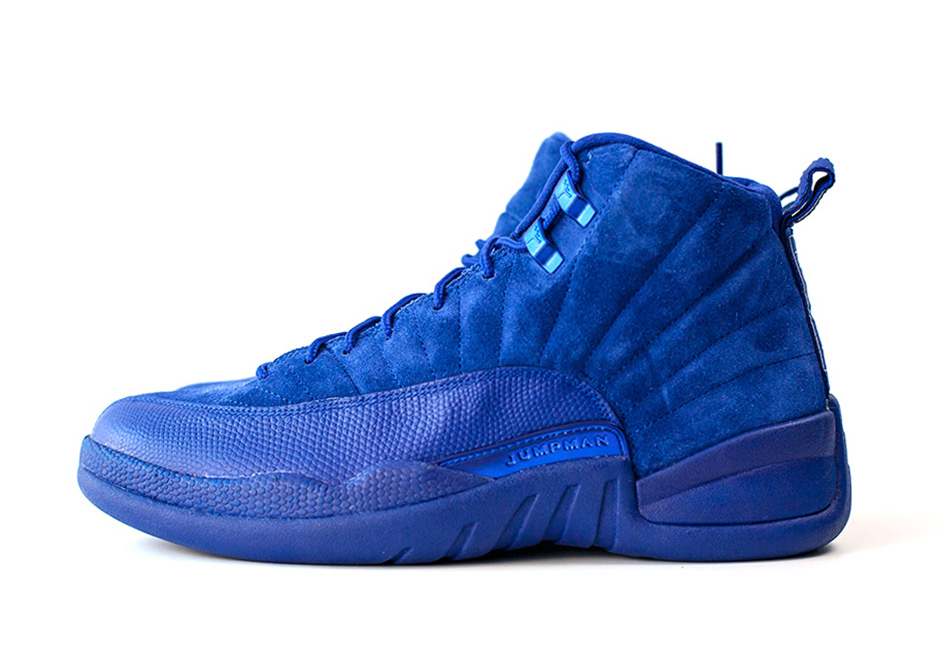 Air Jordan 12 Royal Suede Detailed Photos 02