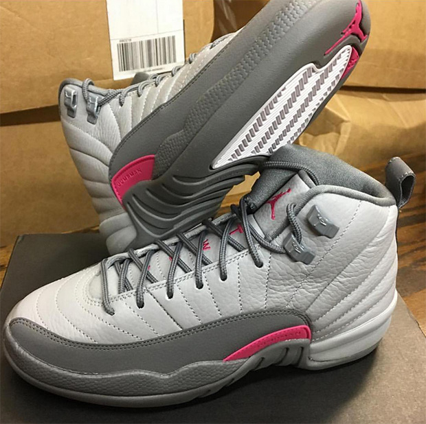 Air Jordan 12 Wolf Grey Vivid Pink Cool Grey 2