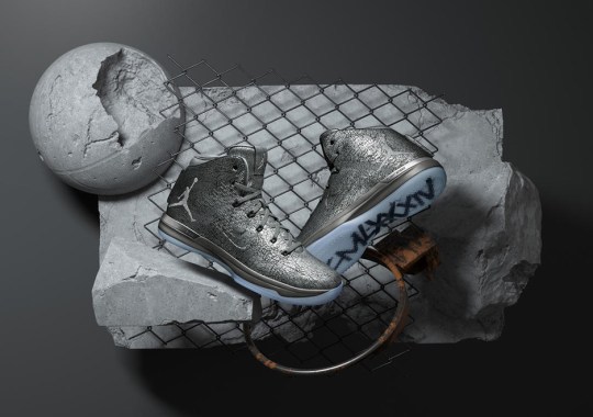 The Air Jordan 31 “Battle Grey” Drops Flyweave For Cracked Leather