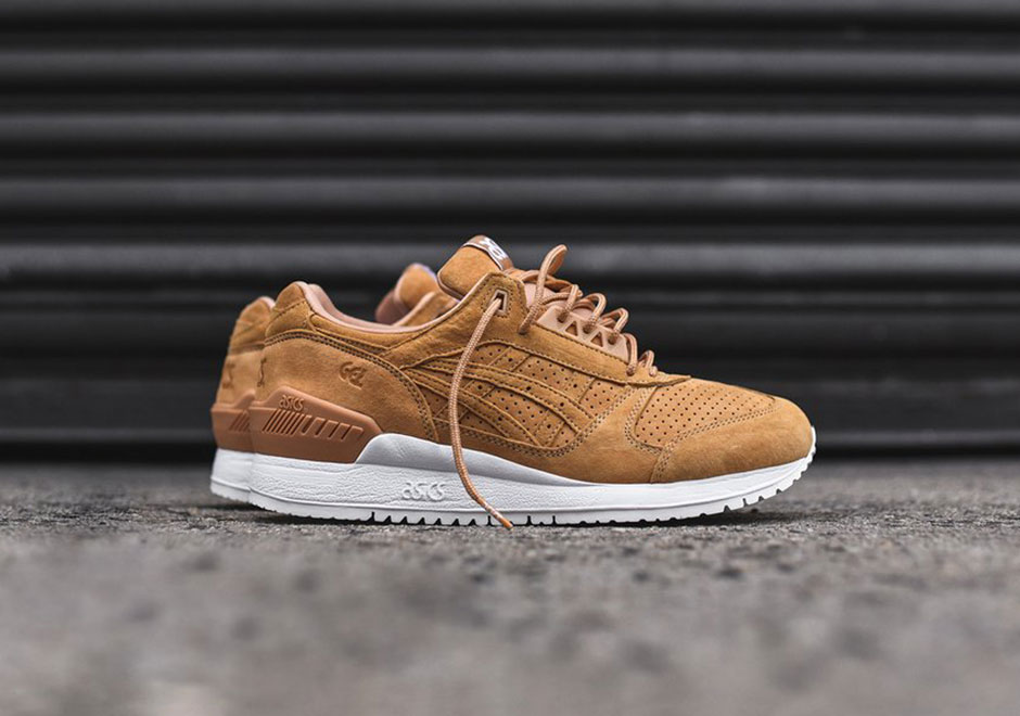 Asics Gel Respector Clay Nubuck Tan White Wheat 2