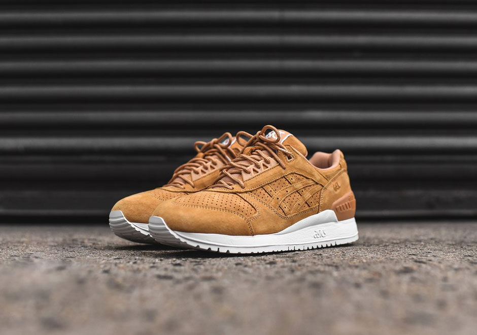 Asics Gel Respector Clay Nubuck Tan White Wheat 3