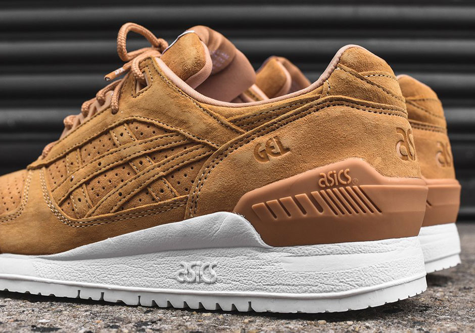 Asics Gel Respector Clay Nubuck Tan White Wheat 4