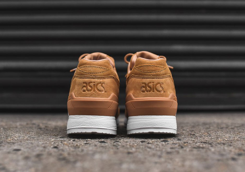 Asics Gel Respector Clay Nubuck Tan White Wheat 5