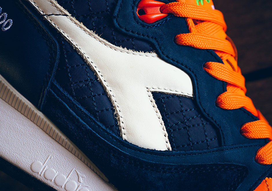 Diadora V7000 Panino Navy Orange White 4