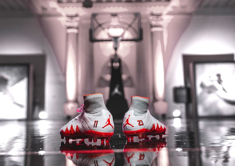 Jordan And Neymar Release A “Fire Red” Set Of Footwear